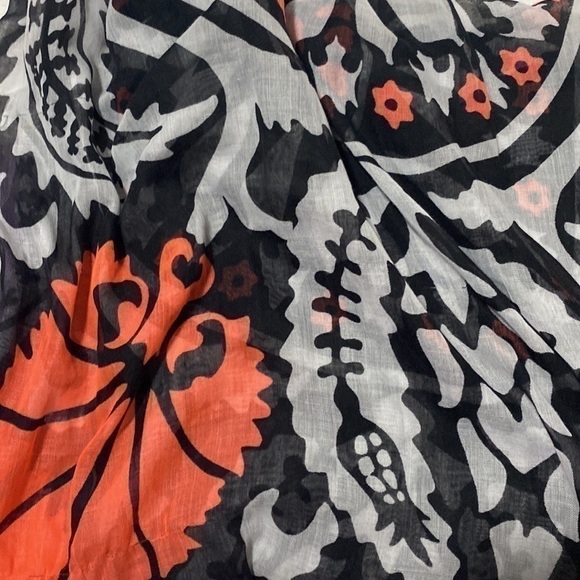 Zara Peach Orange Coral Black White Whimsical Bohemian Whimsigoth Cozy Warm Goth - Picture 11 of 16